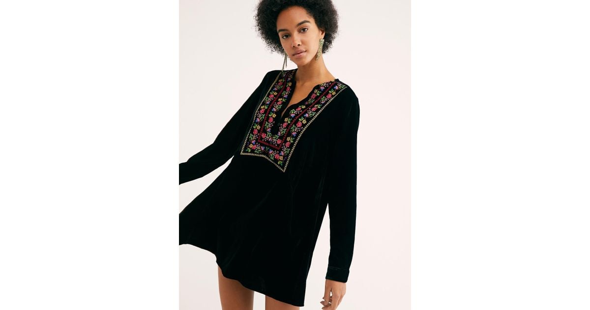 always forever velvet mini dress