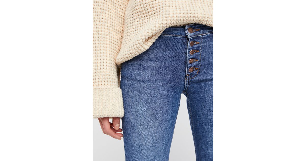 reagan button front jean