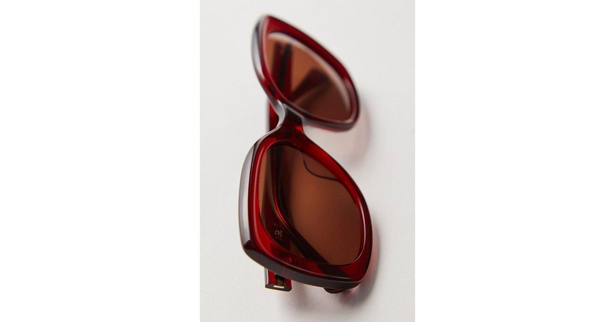 Raen Raen Ronzy Sunglasses in Red | Lyst
