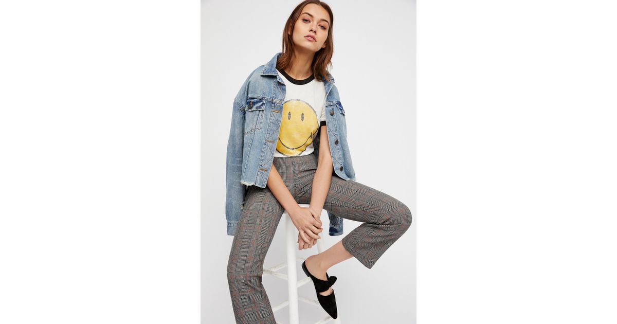 Free People Cotton Smiley Ringer Tee By 