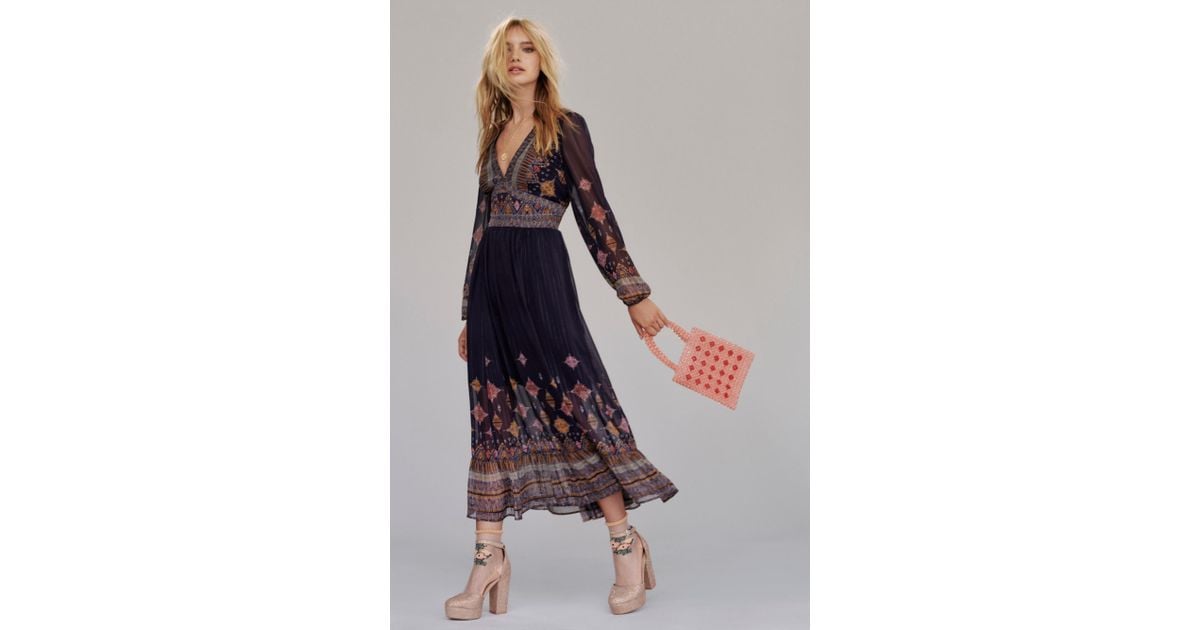 free people wishing well midi dress