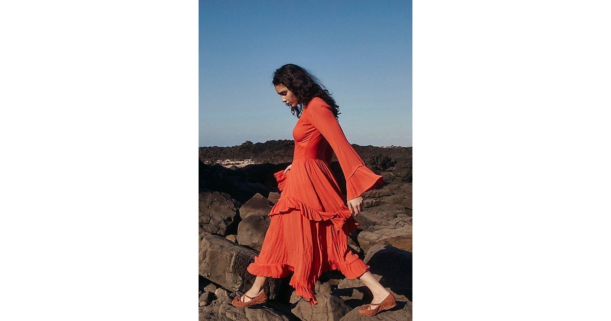 Free People Mamacita Maxi Dress in Red | Lyst