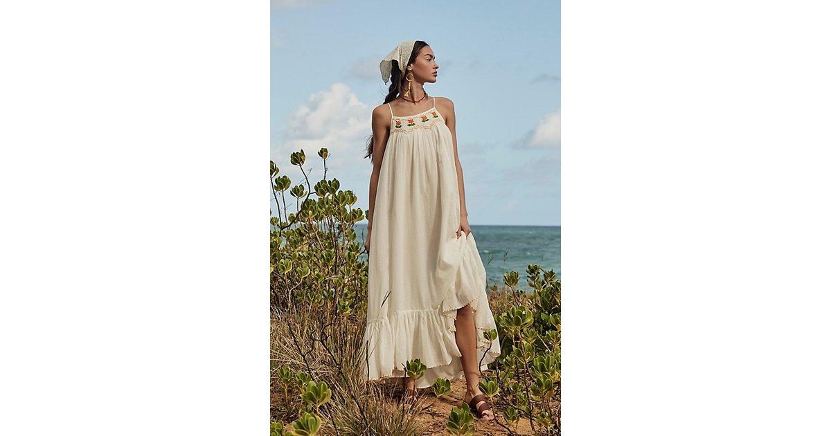 knee length dresses for ladies Tulip Tango Midi Dress - White (FINAL SALE)