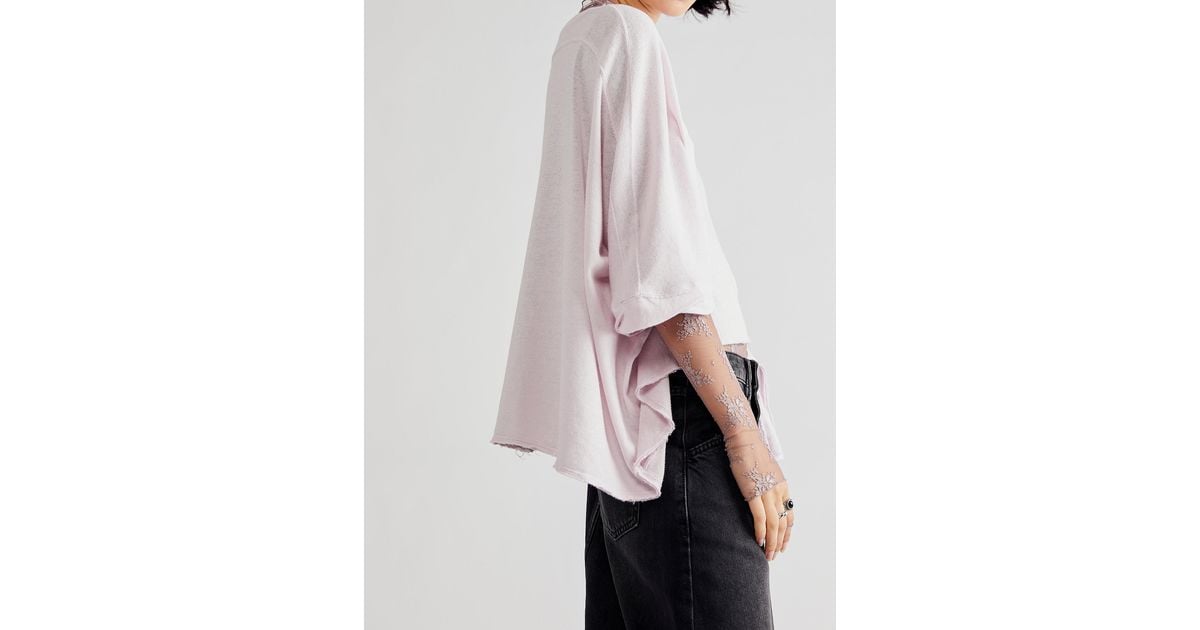 Free people we the free cc tee in pink lyst