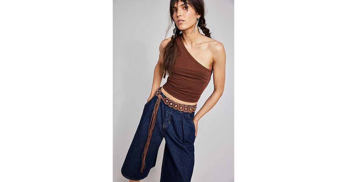 Free People Follow Your Arrow Wrap Belt in Natural | Lyst