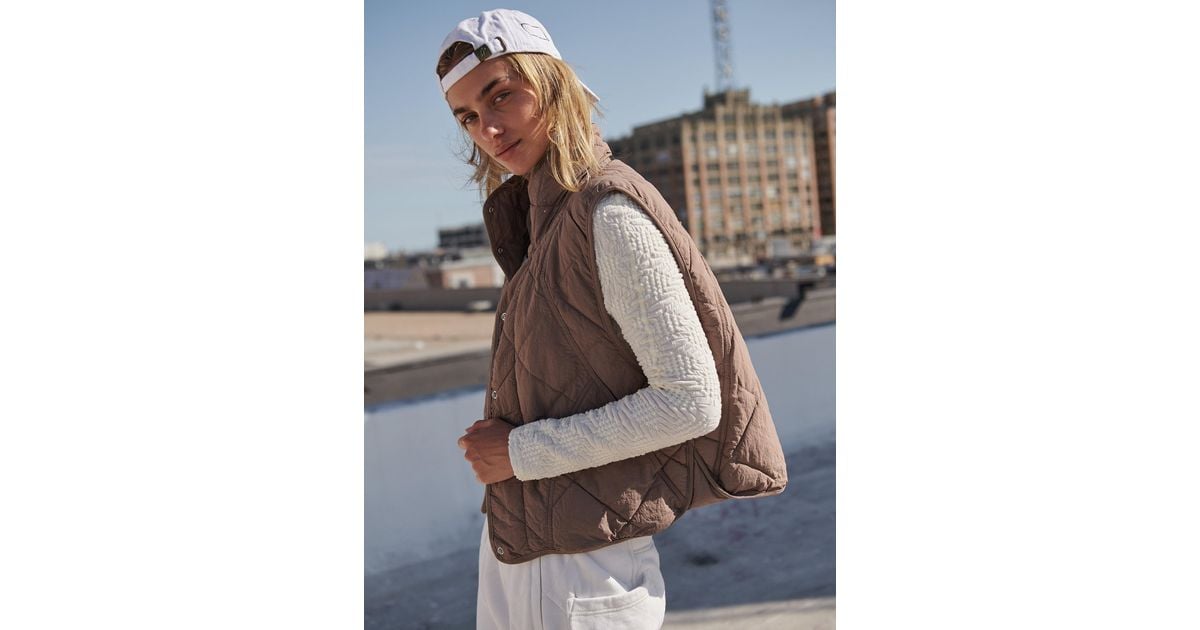 Free People Quinn Quilted Puffer Vest Lyst