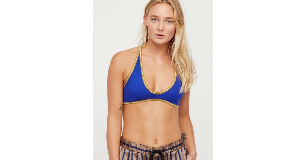 cobalt blue bralette