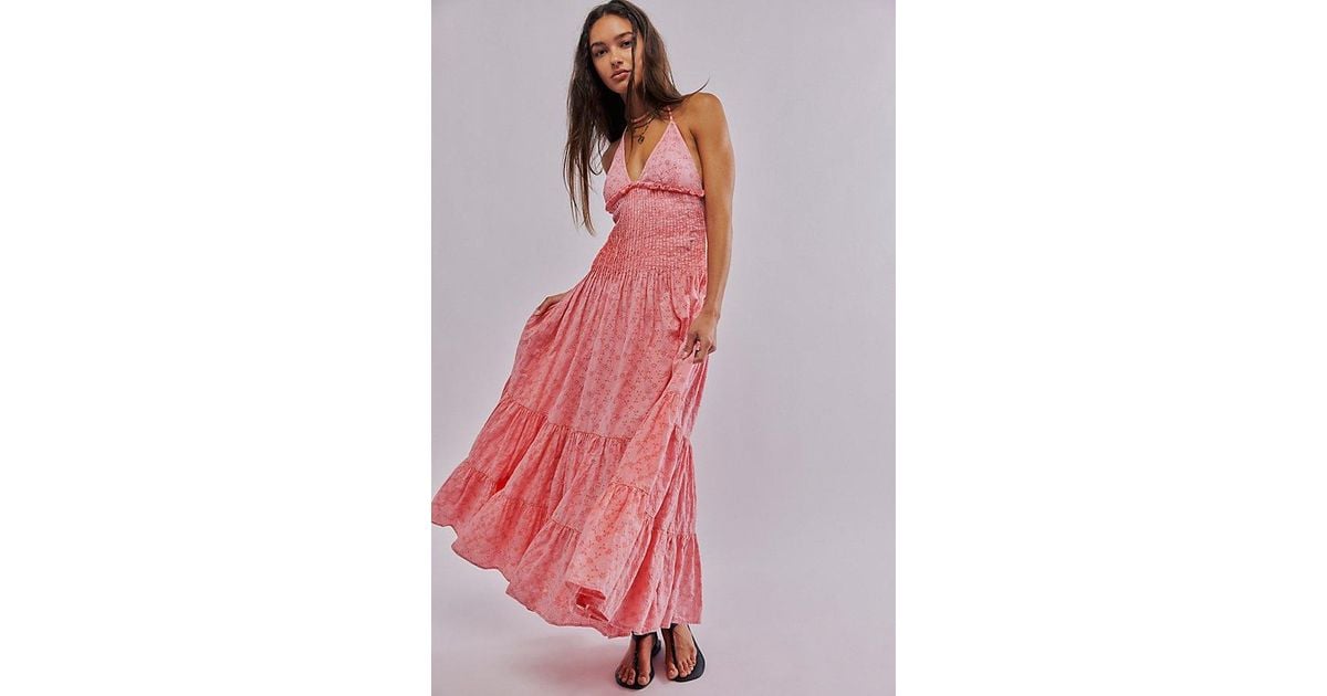 Free People Pintuck Paradise Maxi Dress in Pink | Lyst Free People Pintuck Paradise Maxi Dress in Pink | Lyst