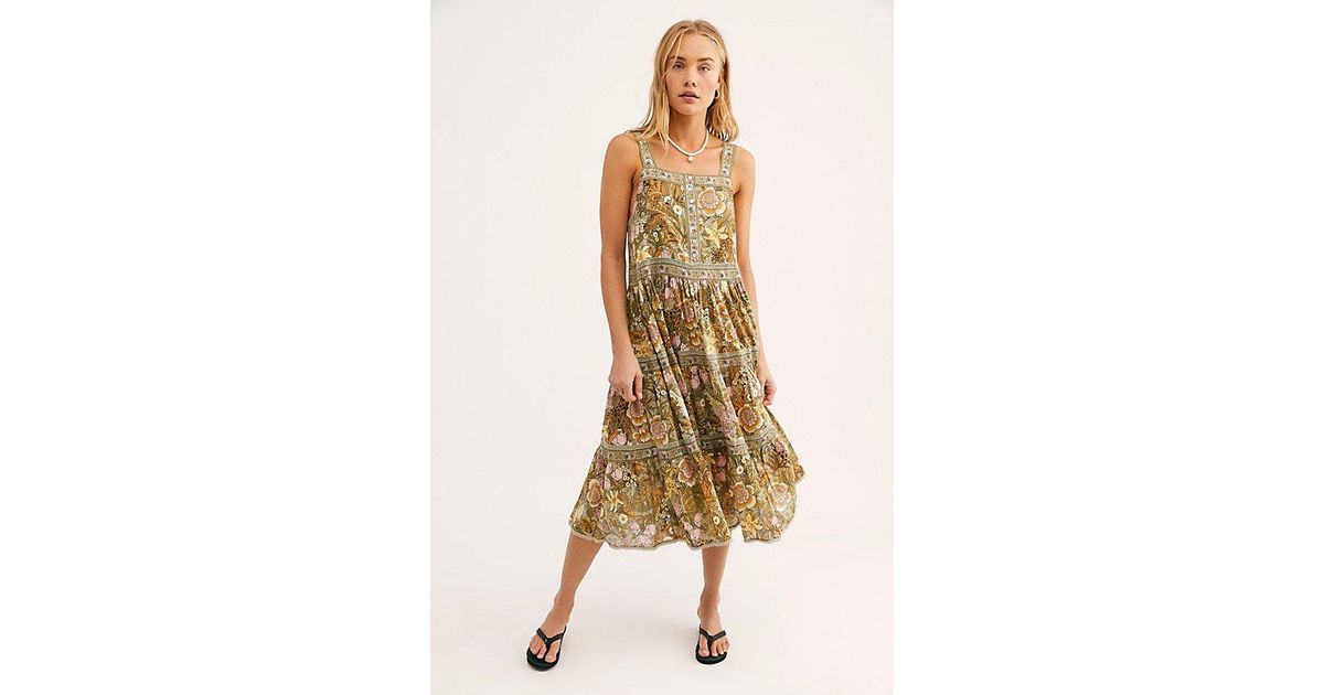 jungle midi sundress