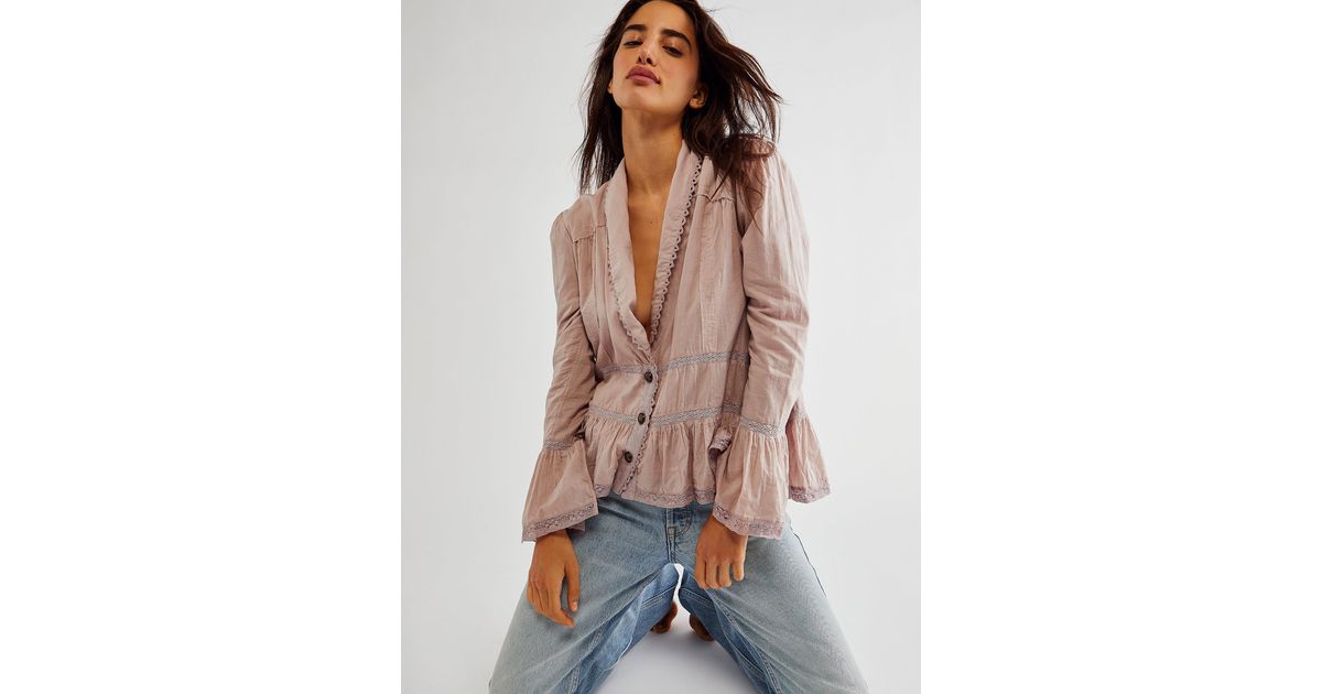 Free People Selma Tiered Bed Jacket | Lyst