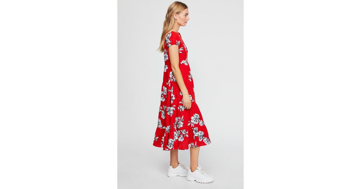 free people rita tiered dress