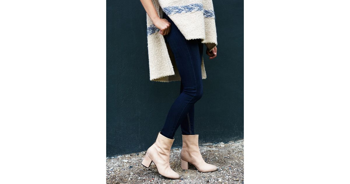 cecile block heel bootie