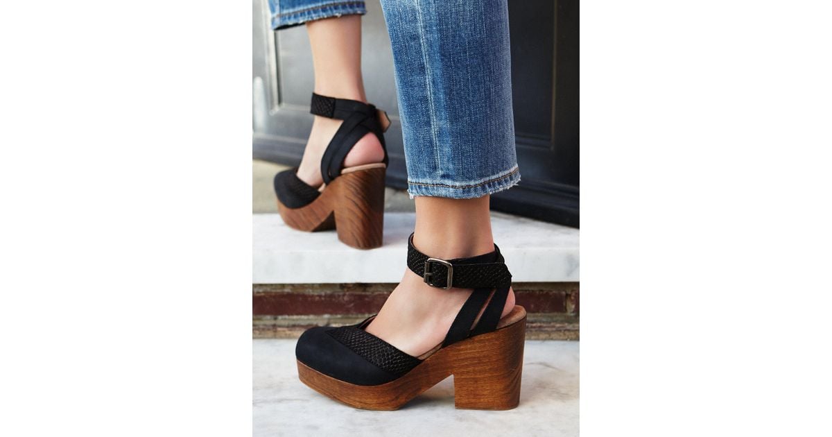 free people walk this way clog