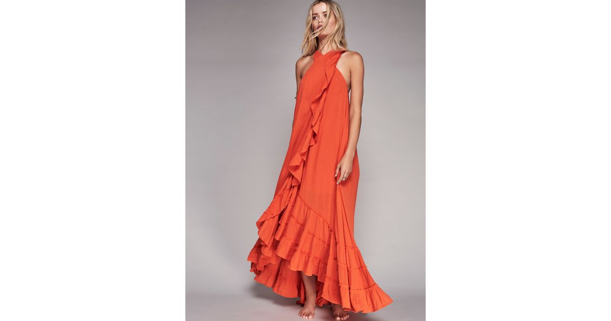 wrap around long dresses