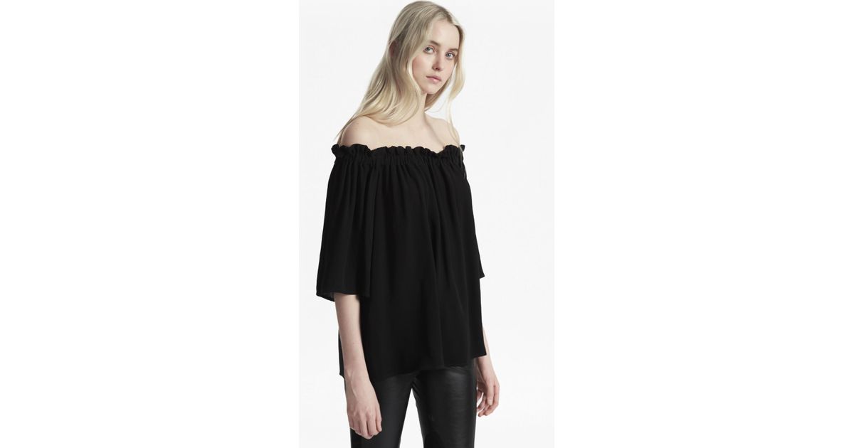 evening bardot tops