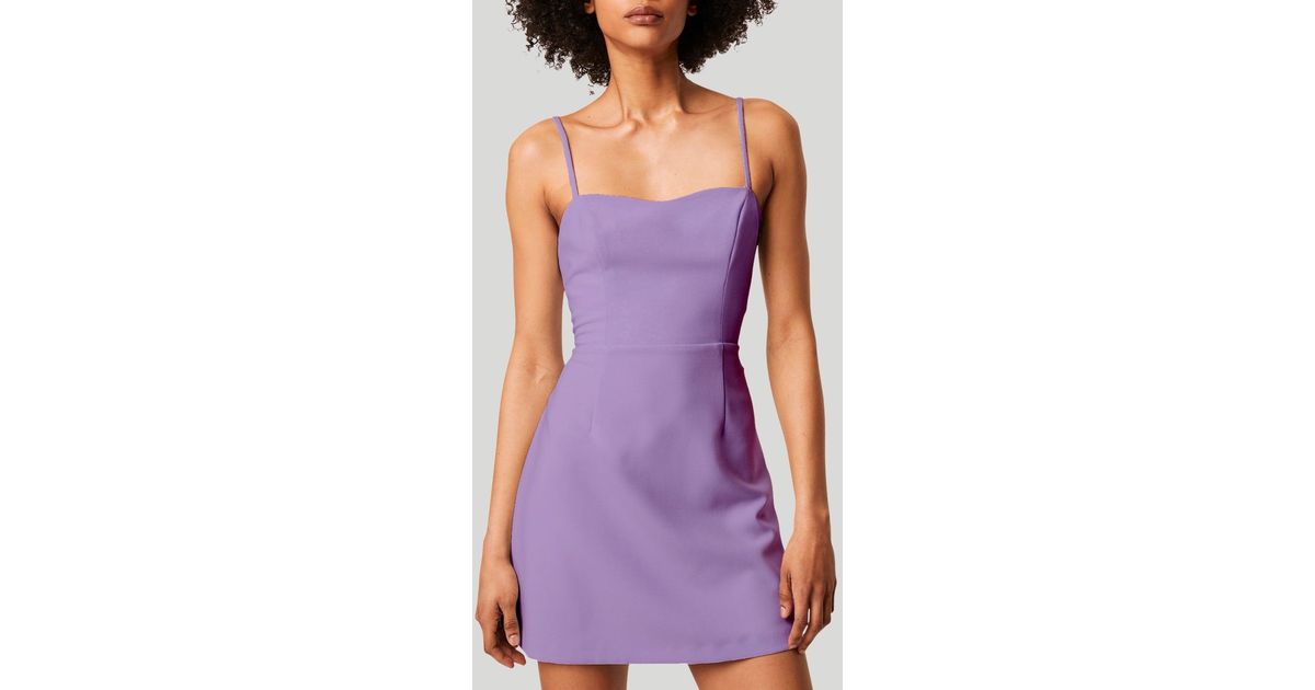 Tie Back Whisper Sweetheart Dress 