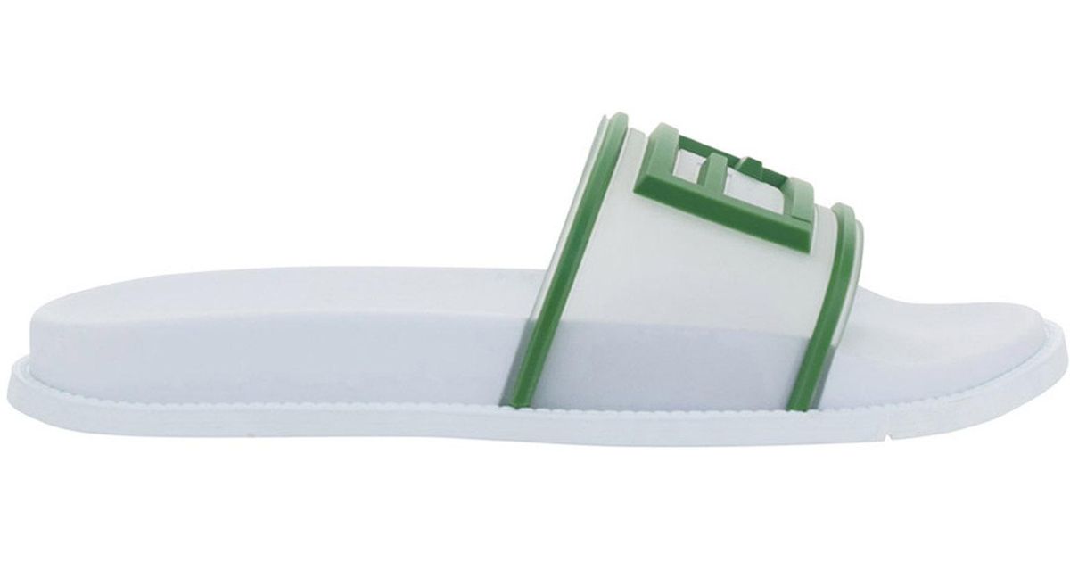 Fendi slides shop white