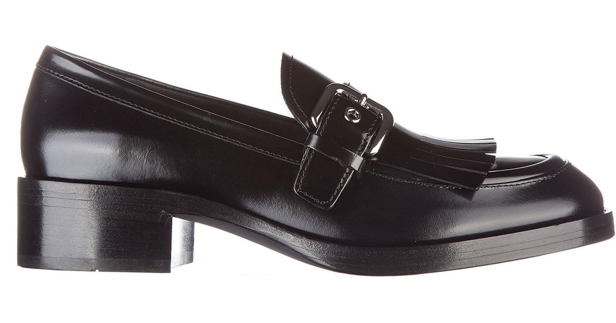 prada women's loafers on sale