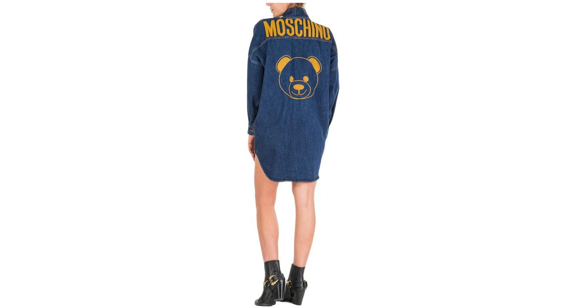 moschino denim dress