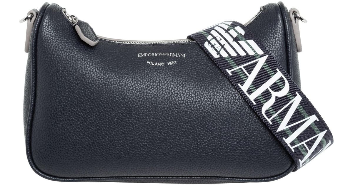 Emporio Armani Crossbody Bag in Blue Lyst