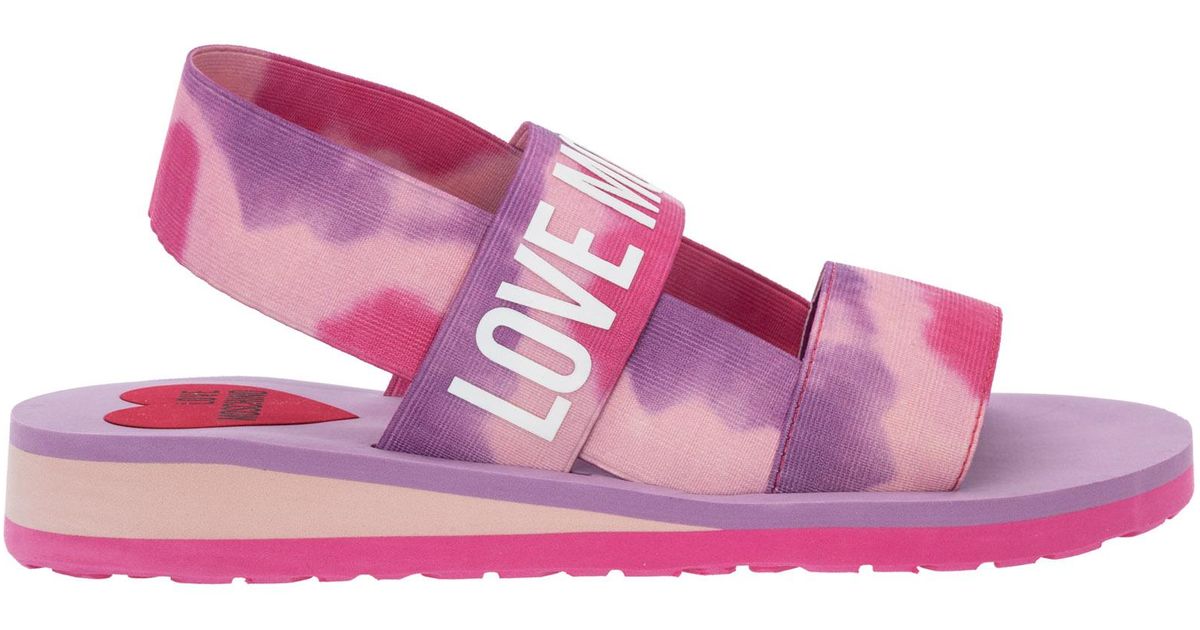 sandales love moschino