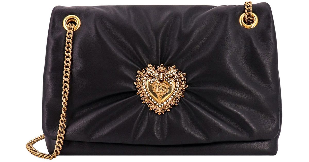 Dolce & Gabbana Devotion Crossbody Bag in Black Lyst UK
