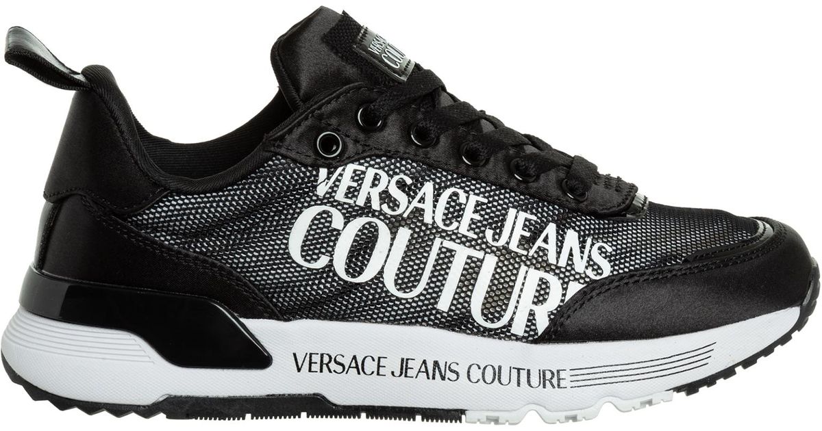 Versace Jeans Couture Dynamic Sneakers in Black | Lyst