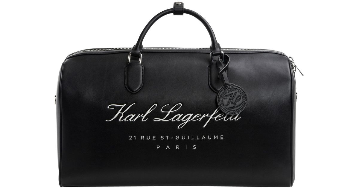 Karl Lagerfeld Duffle Bag in Black Lyst