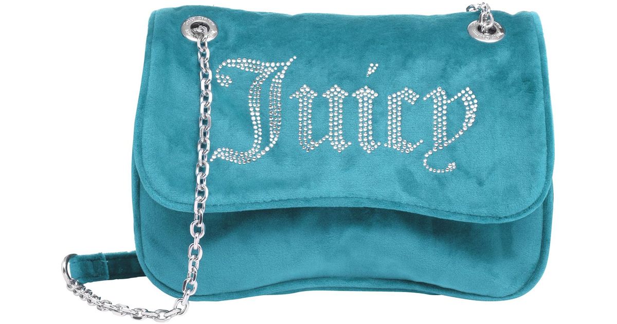 2WAY【JUICY COUTURE】Kimberly スタッズ ショルダー ポーチ 青 juicy-couture-gnawed-blue-