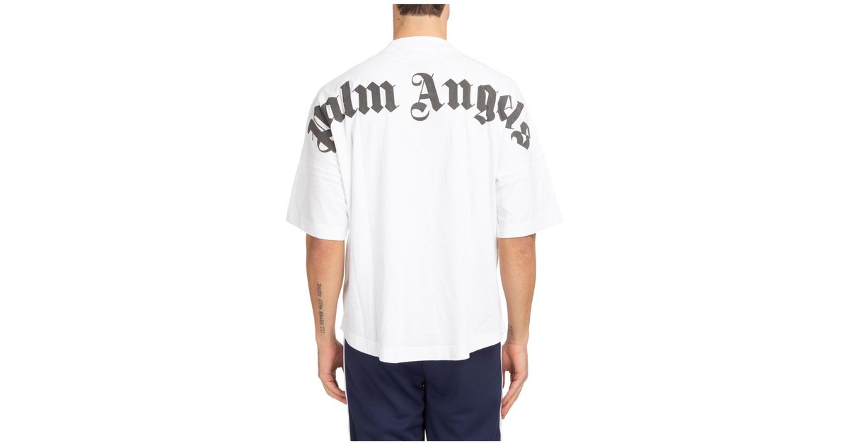 Palm Angels Cotton Short Sleeve T-shirt 