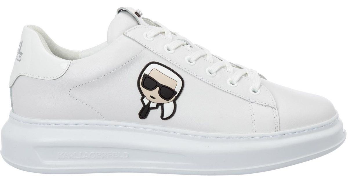 Karl Lagerfeld Shoes Leather Trainers Sneakers K/ikonik Kapri 3d in ...