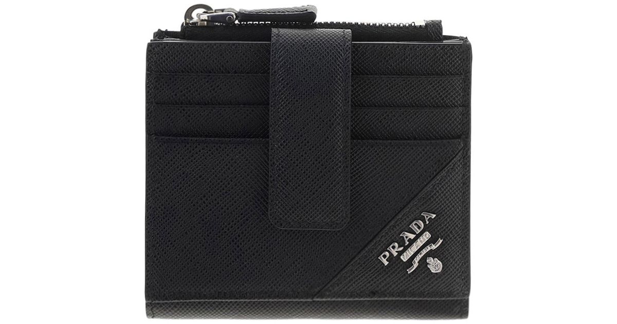 Credit card top holder prada