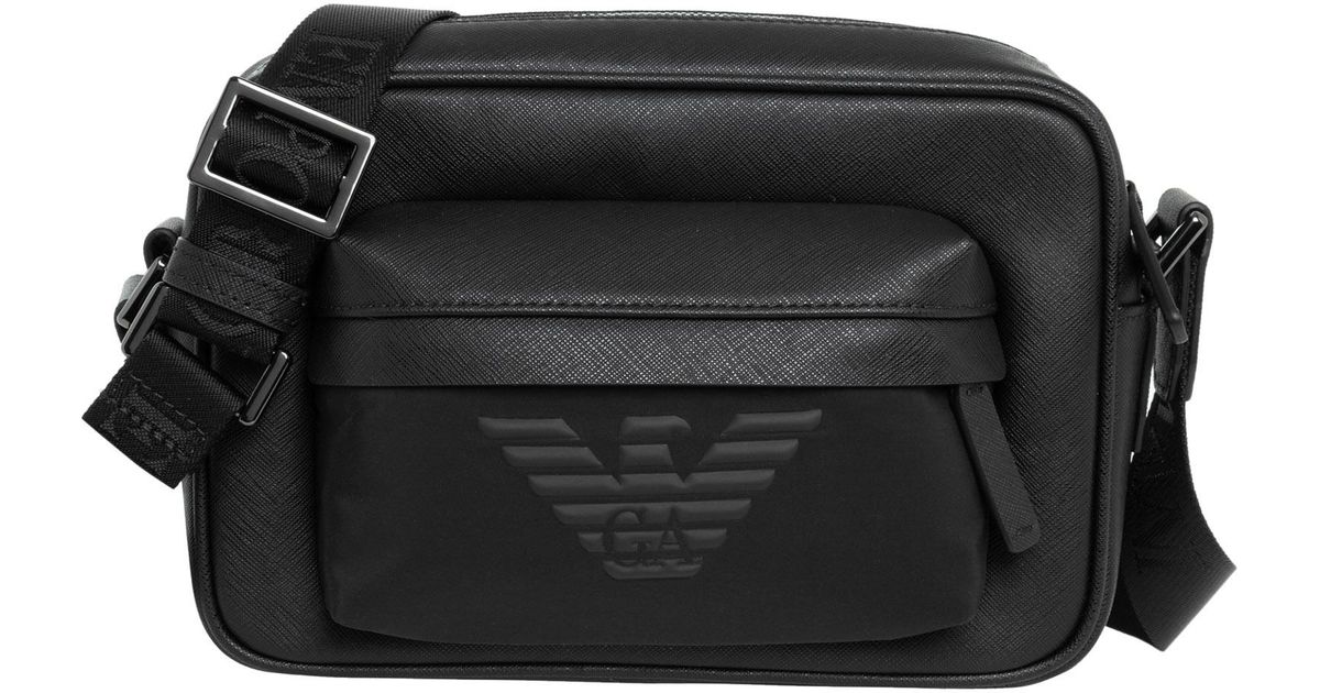Emporio Armani Crossbody Bag in Black for Men Lyst