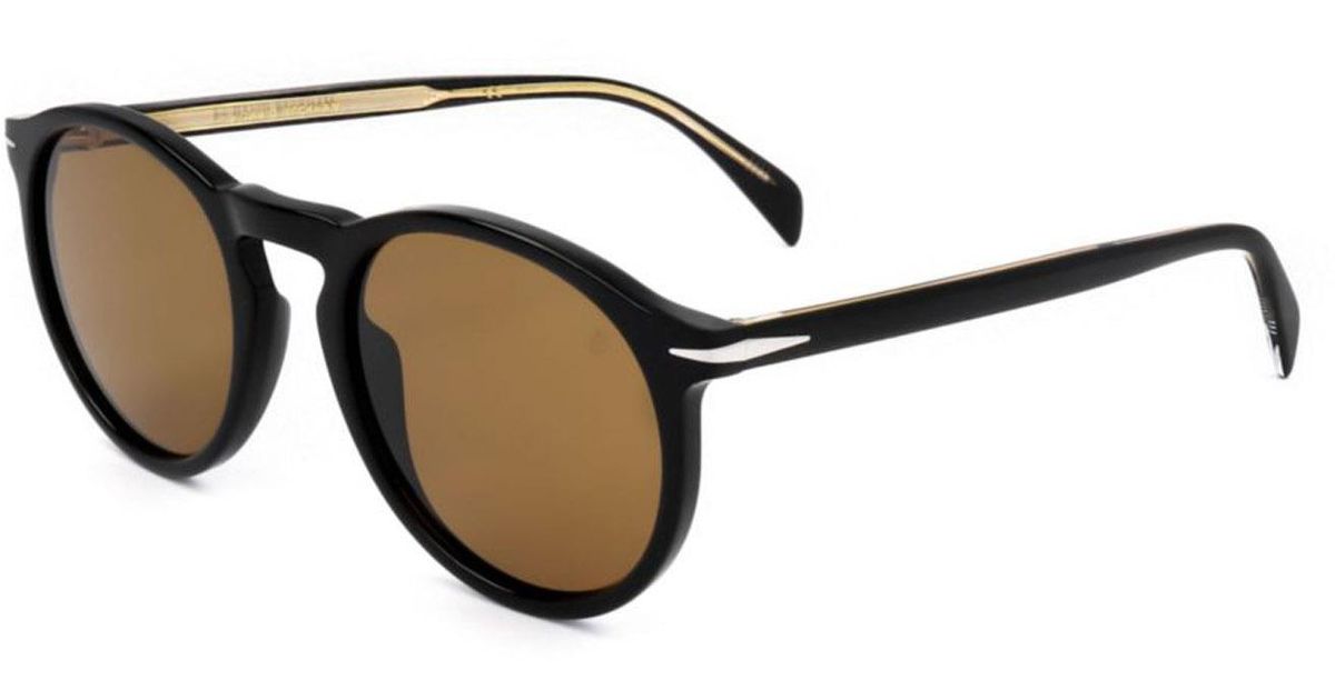 David Beckham Black Plastic Sunglasses