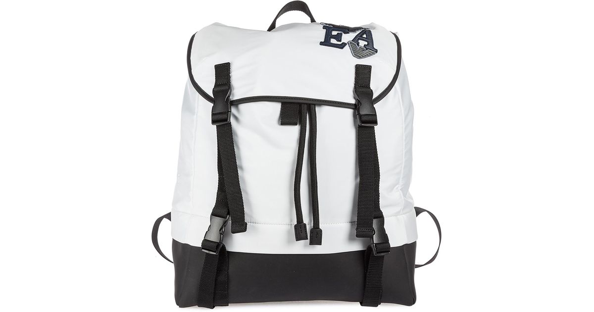 black nylon rucksack