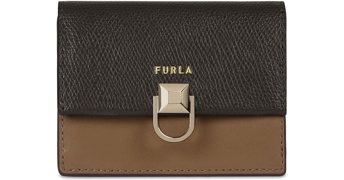 Furla Compact Wallet in Gray Lyst
