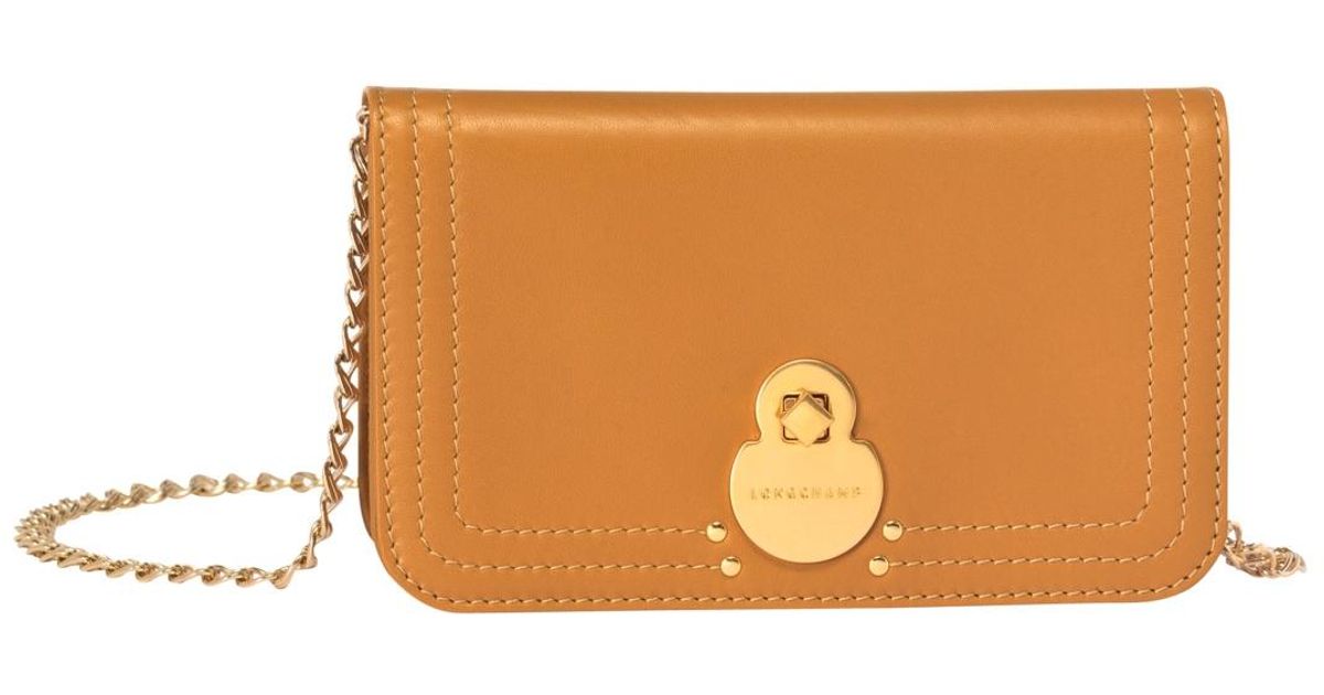 Pochette chainette Cavalcade Longchamp en coloris Brown Pochette chainette Cavalcade Longchamp en coloris Brown