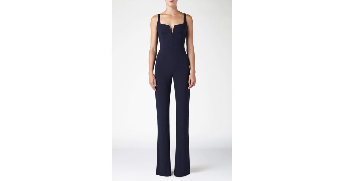 galvan signature corset jumpsuit