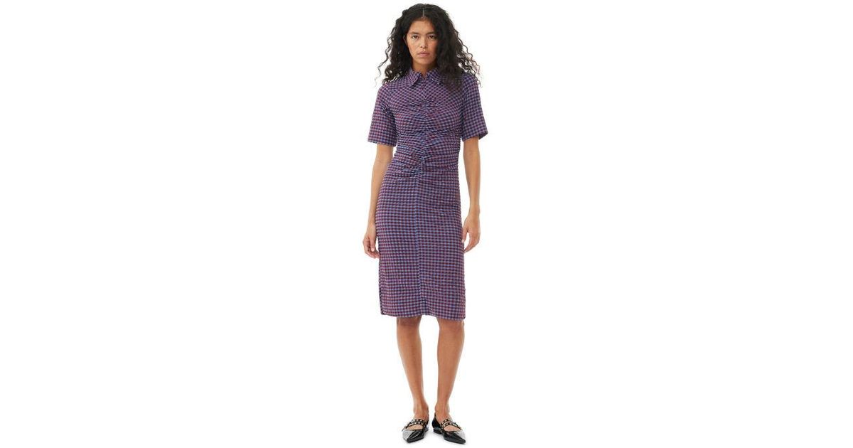 ロンハーマンCheckered Seersucker Lap Dress - メルカリ
