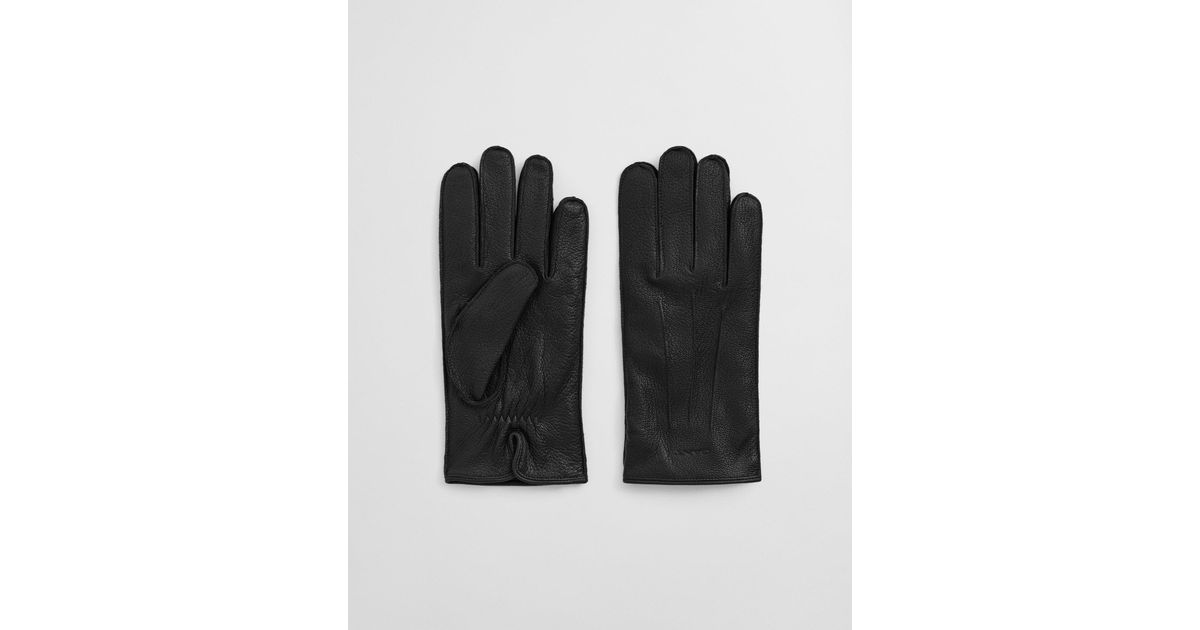 Gants en cuir doublés de soie - Emilie – Cornelia James