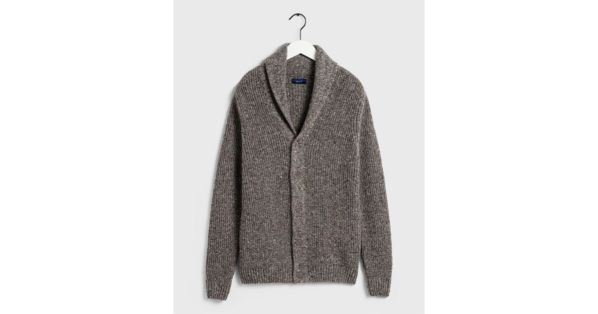 gant neps shawl cardigan