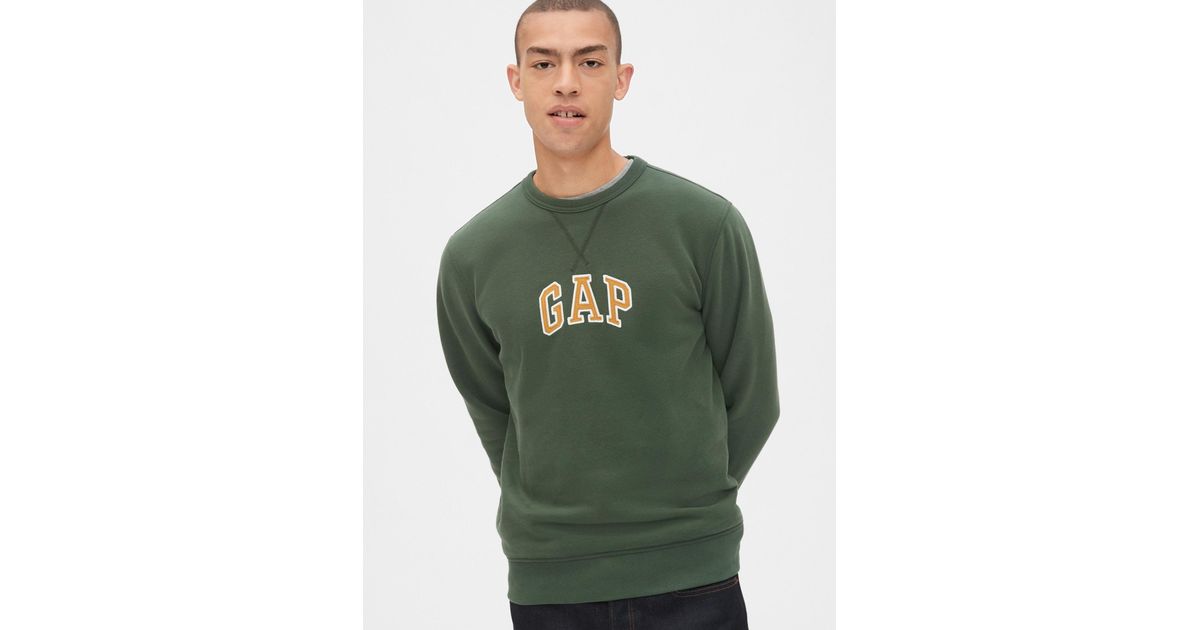 gap logo easy crewneck sweatshirt