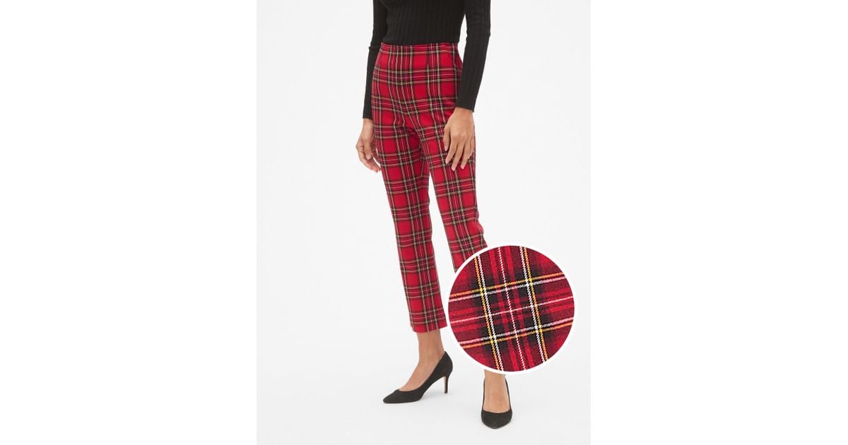 gap tartan pants