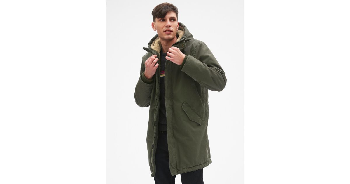 gap fishtail parka