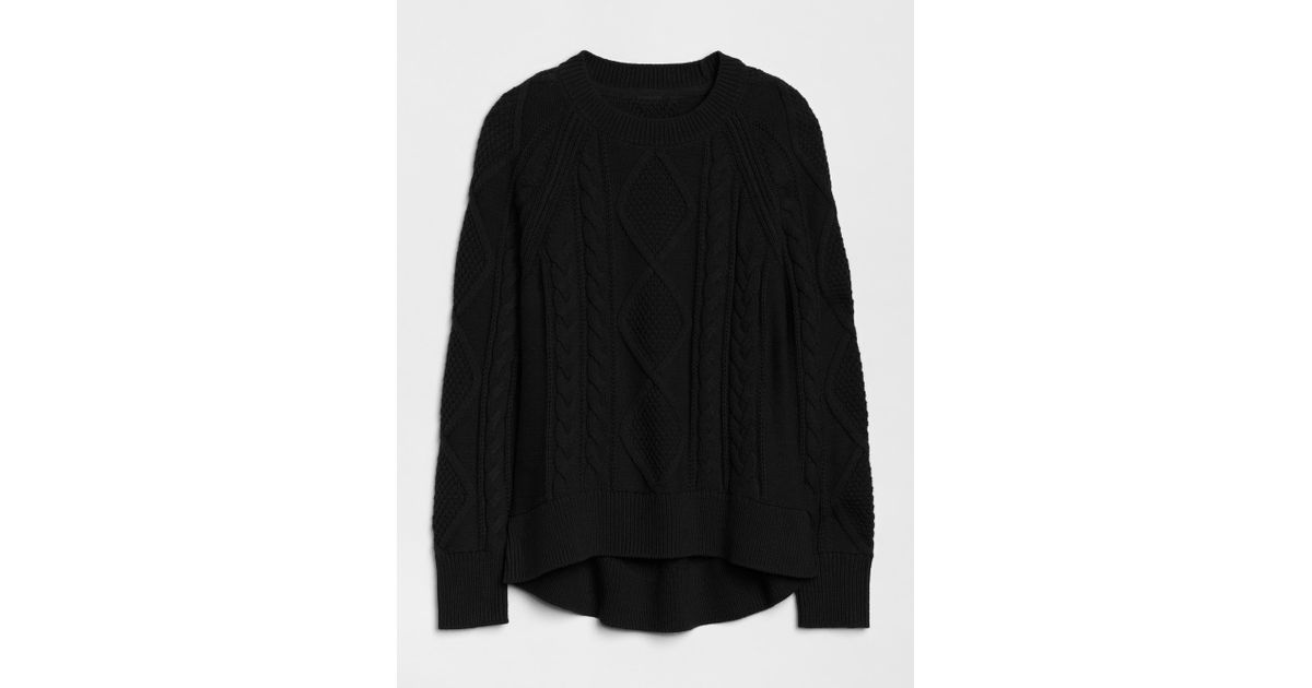 gap cable sweater