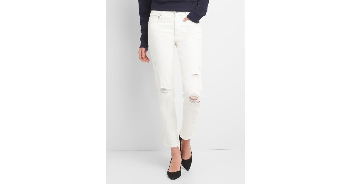 gap white jeans