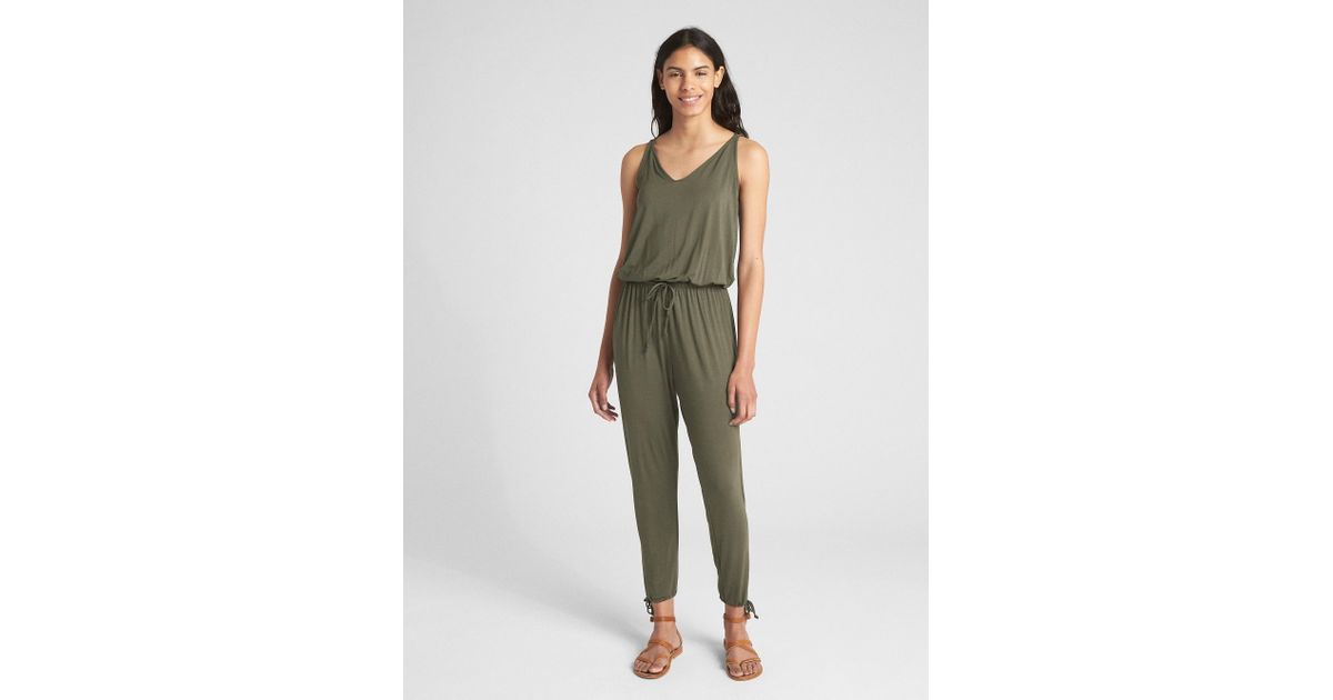 gap strappy cami jumpsuit