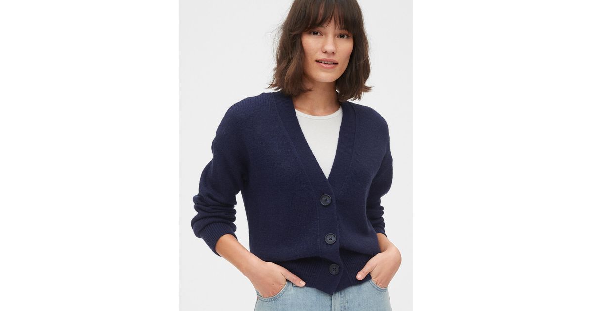 gap balloon sleeve cardigan