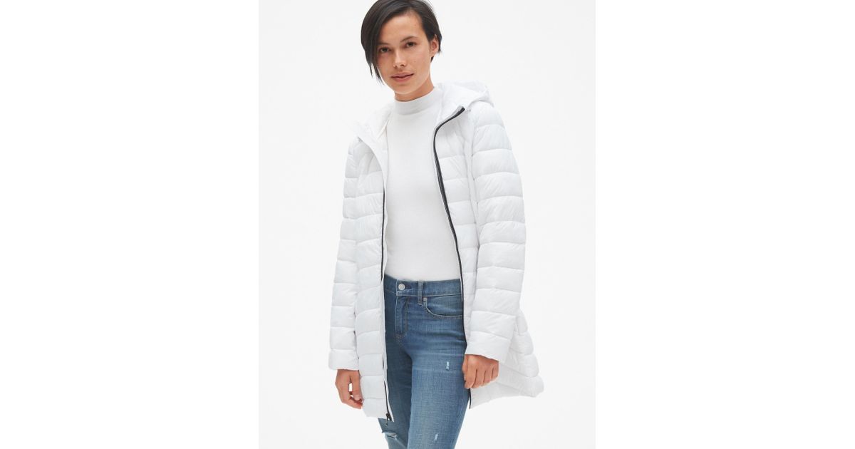 gap white coat