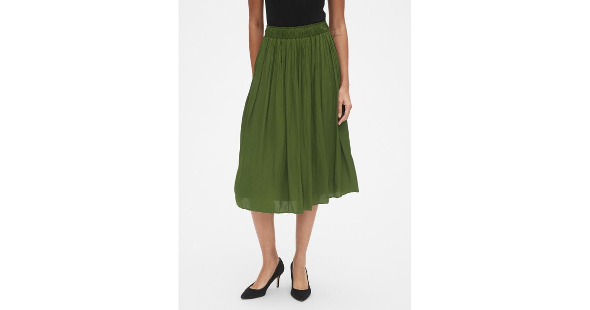 Gap pleated midi skirt Clearance
